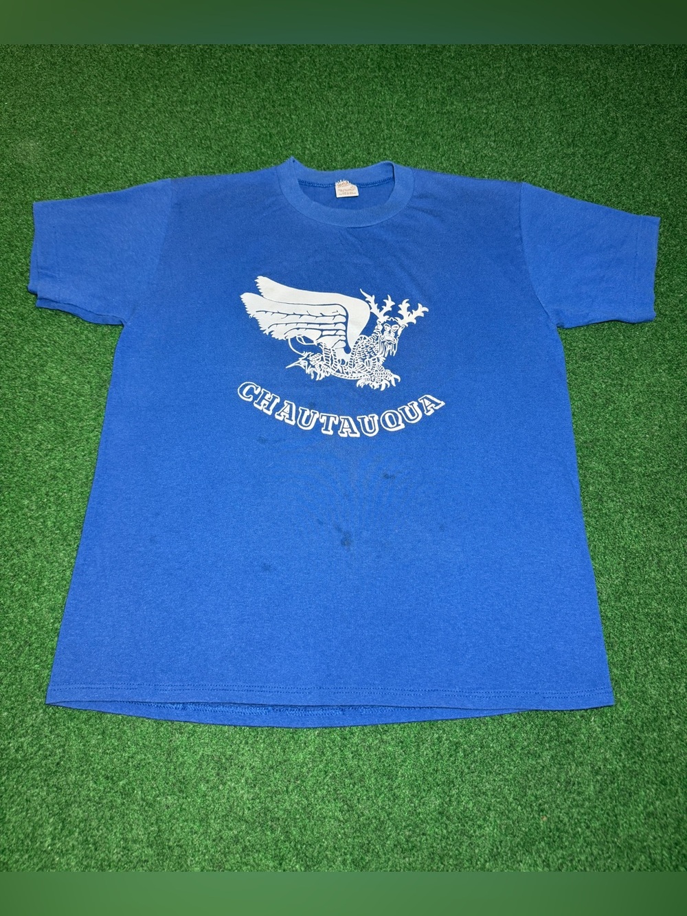 Chautauqua 70s 80s Griffin Winged Beast Vintage Thunderbird M/L 20x25 T Shirt